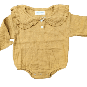 Bloomer met kraag okerbruin - Biologisch Katoen -