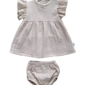 Baby jurk + luiercover - Biologisch katoen -